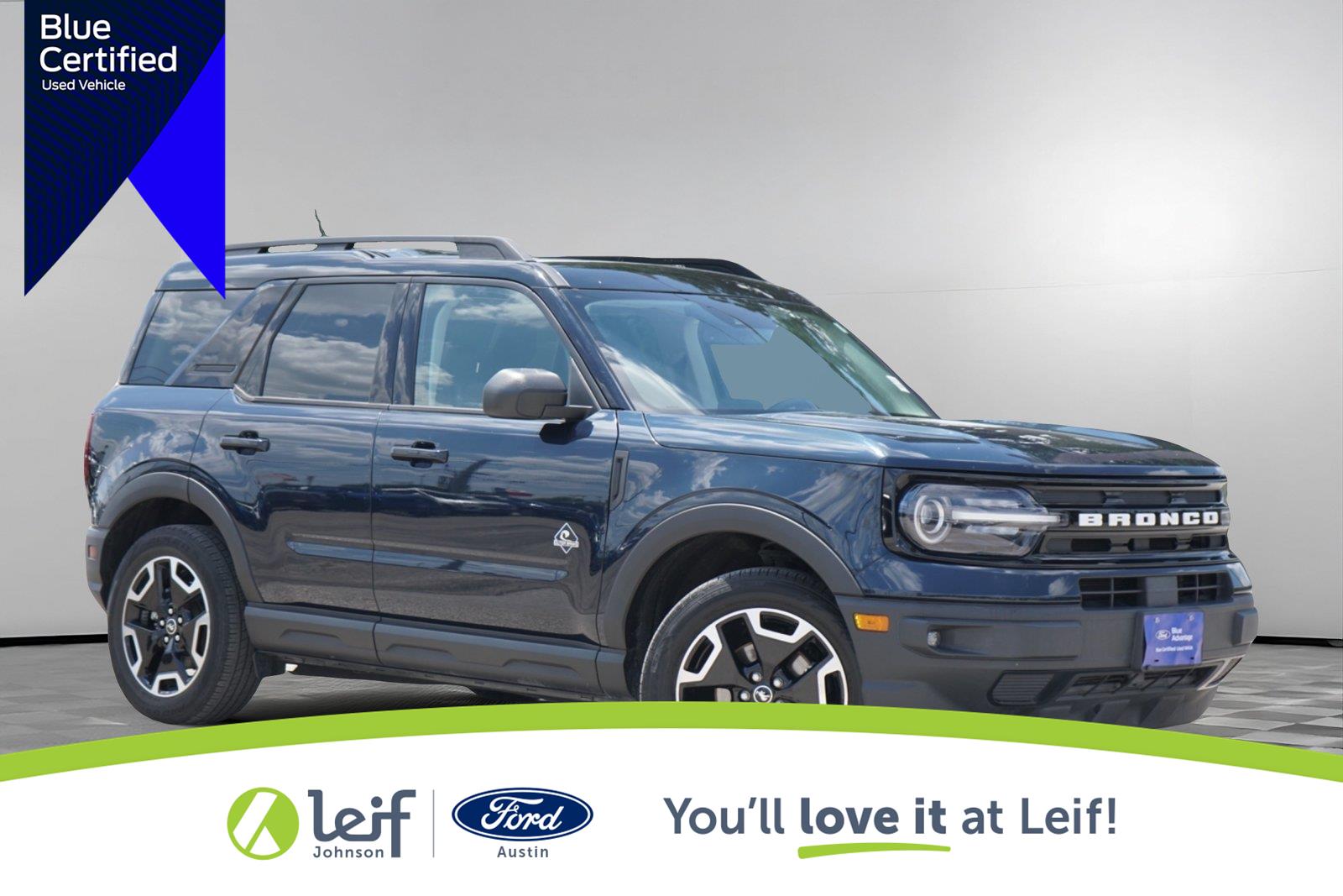 Alto Blue Metallic Tinted Clearcoat 2021 Ford Bronco Sport SUV / Crossover All-Wheel Drive 8-Speed Automatic