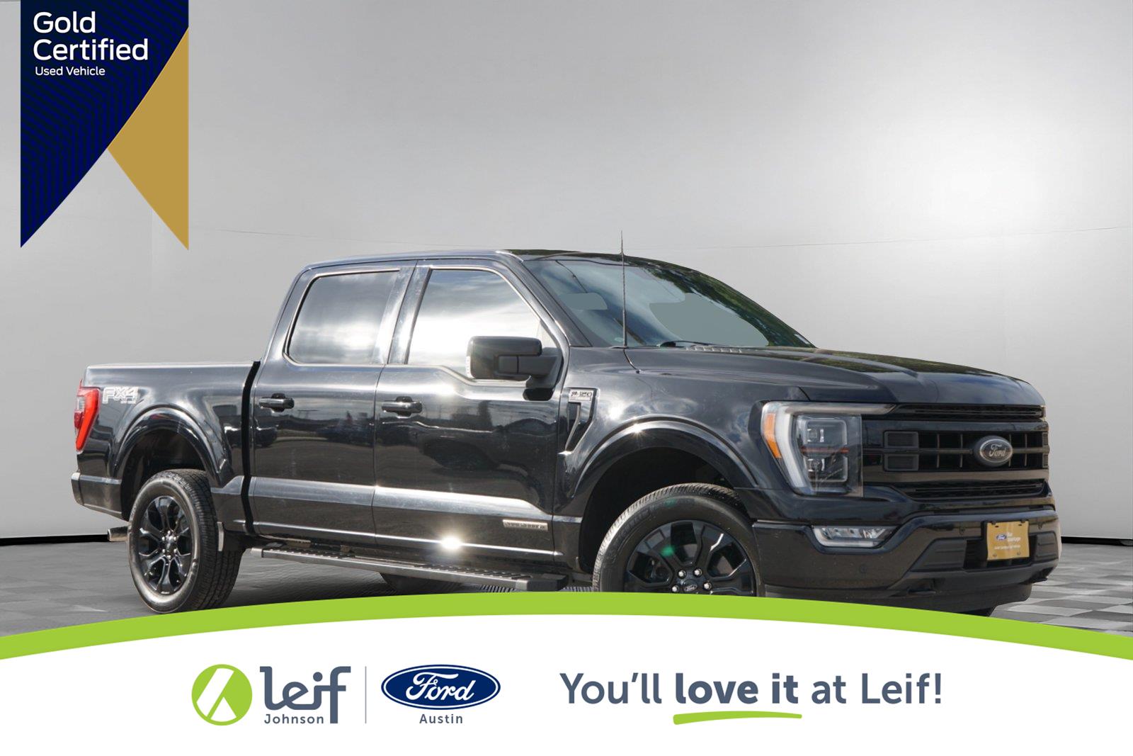 Agate Black 2022 Ford F-150 Pickup Truck Four-Wheel Drive Automatic