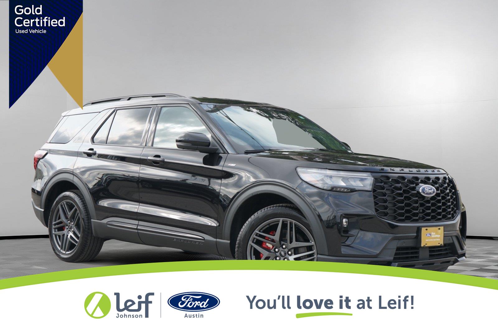 Agate Black 2025 Ford Explorer SUV / Crossover All-Wheel Drive Automatic