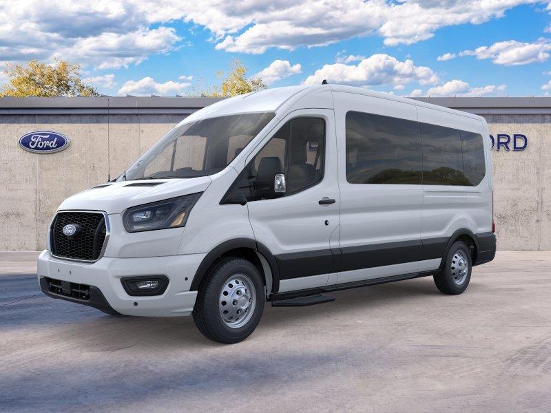 Oxford White 2026 Ford Transit Passenger Van All-Wheel Drive Automatic