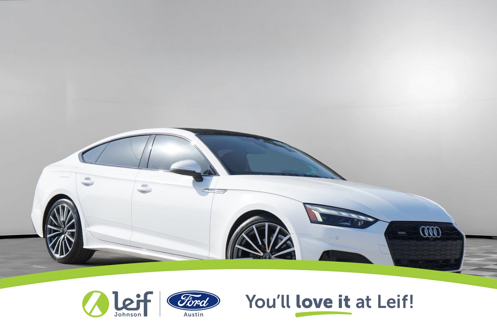 Ibis White 2023 Audi A5 Sportback Sedan All-Wheel Drive Automatic