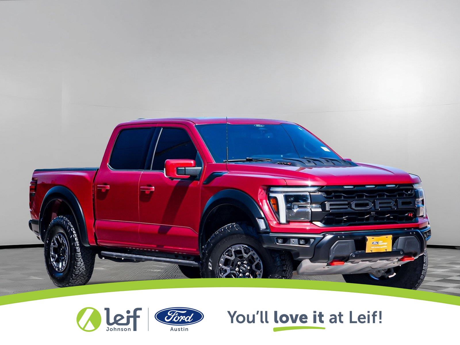 Rapid Red Metallic Tinted Clearcoat 2025 Ford F-150 Pickup Truck Four-Wheel Drive Automatic