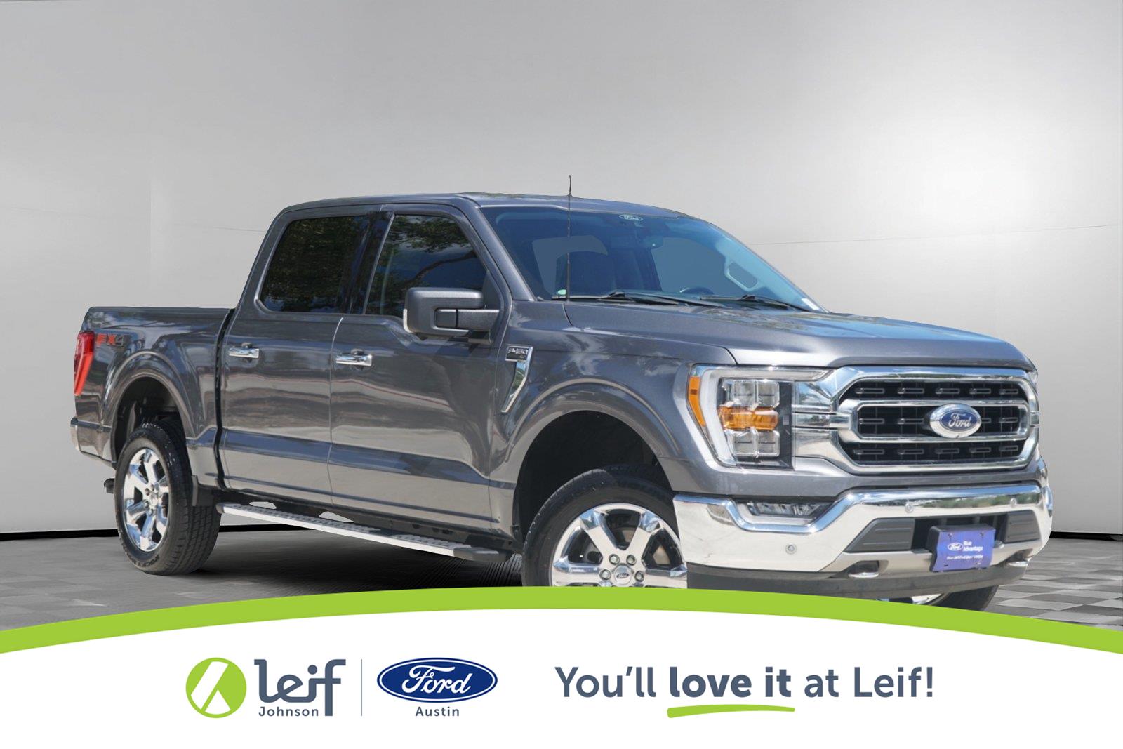 Carbonized Gray 2021 Ford F-150 Pickup Truck Four-Wheel Drive Automatic