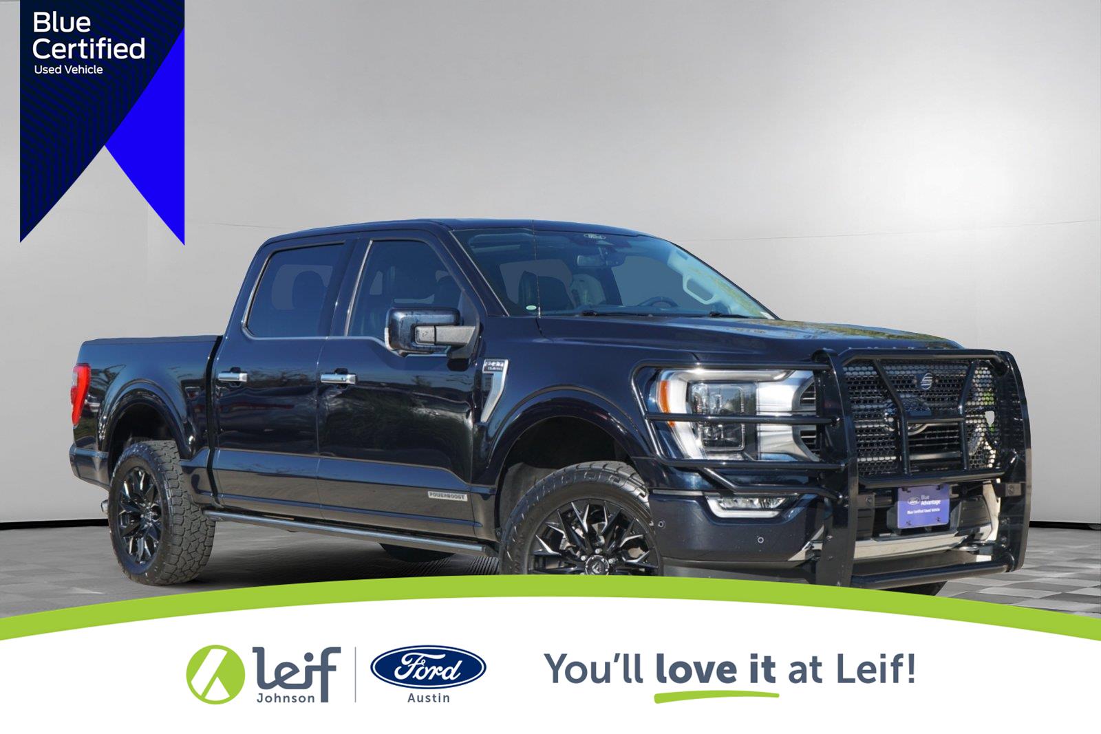 Antimatter Blue 2021 Ford F-150 Pickup Truck Four-Wheel Drive Automatic