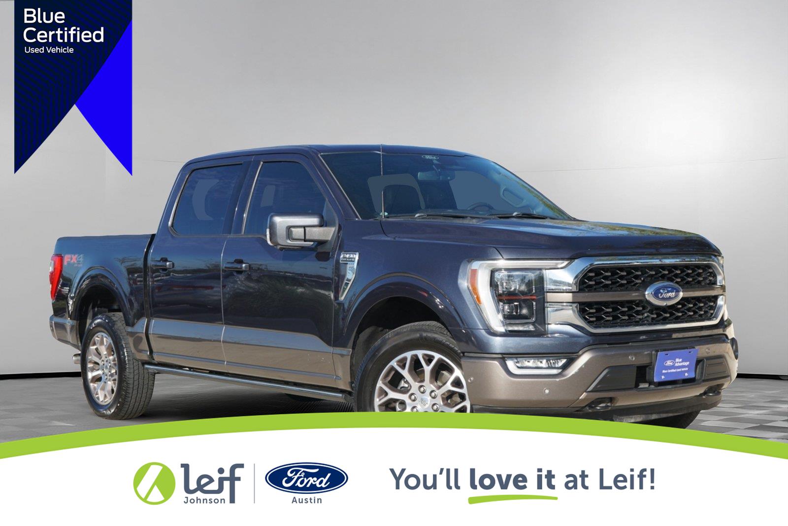 Smoked Quartz Metallic Tinted Clearcoat/Stone Gray 2022 Ford F-150 Pickup Truck Four-Wheel Drive Automatic