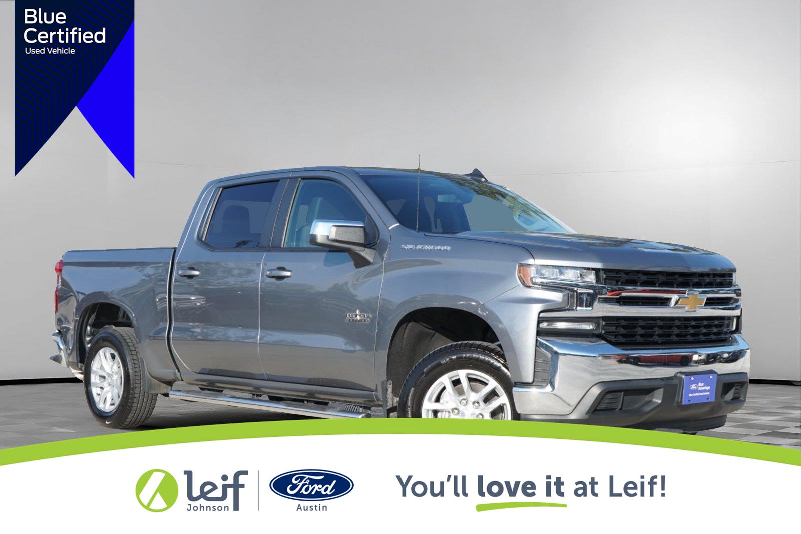Gray (Satin Steel Metallic) 2019 Chevrolet Silverado 1500 Pickup Truck 4X2 8-Speed Automatic