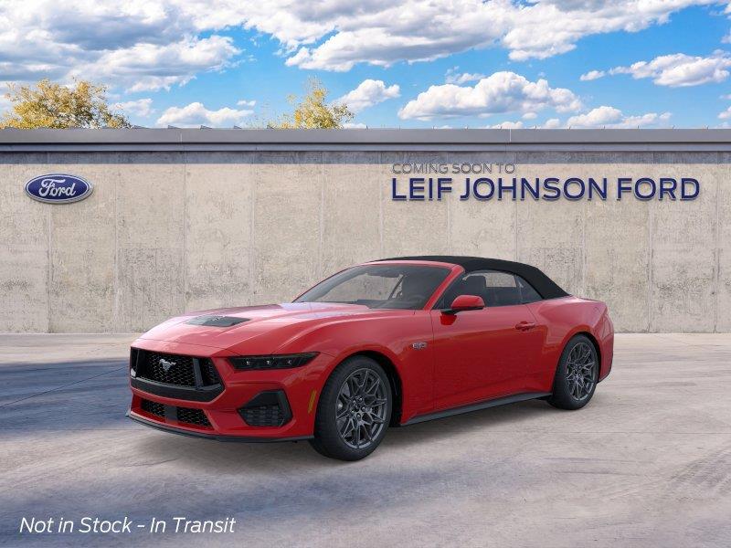 Race Red 2026 Ford Mustang Convertible Rear-Wheel Drive 6-Speed Manual