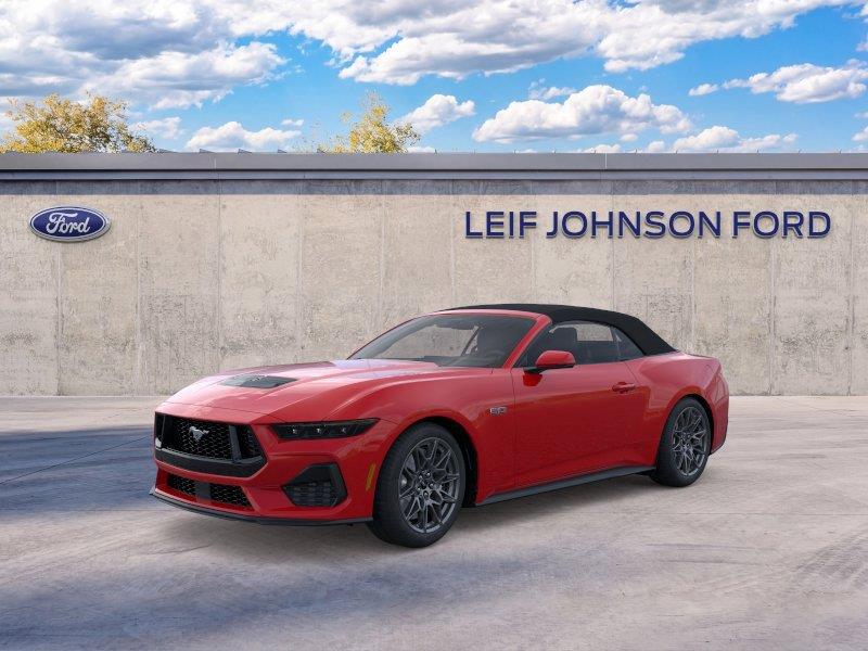 Race Red 2026 Ford Mustang Convertible Rear-Wheel Drive 6-Speed Manual