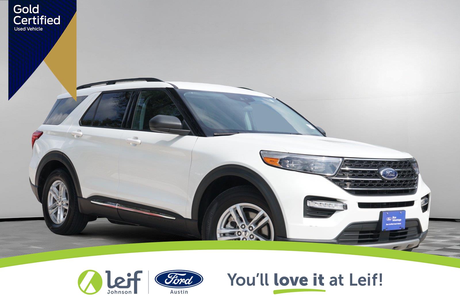 Star White Metallic Tri-Coat 2023 Ford Explorer SUV / Crossover Rear-Wheel Drive Automatic