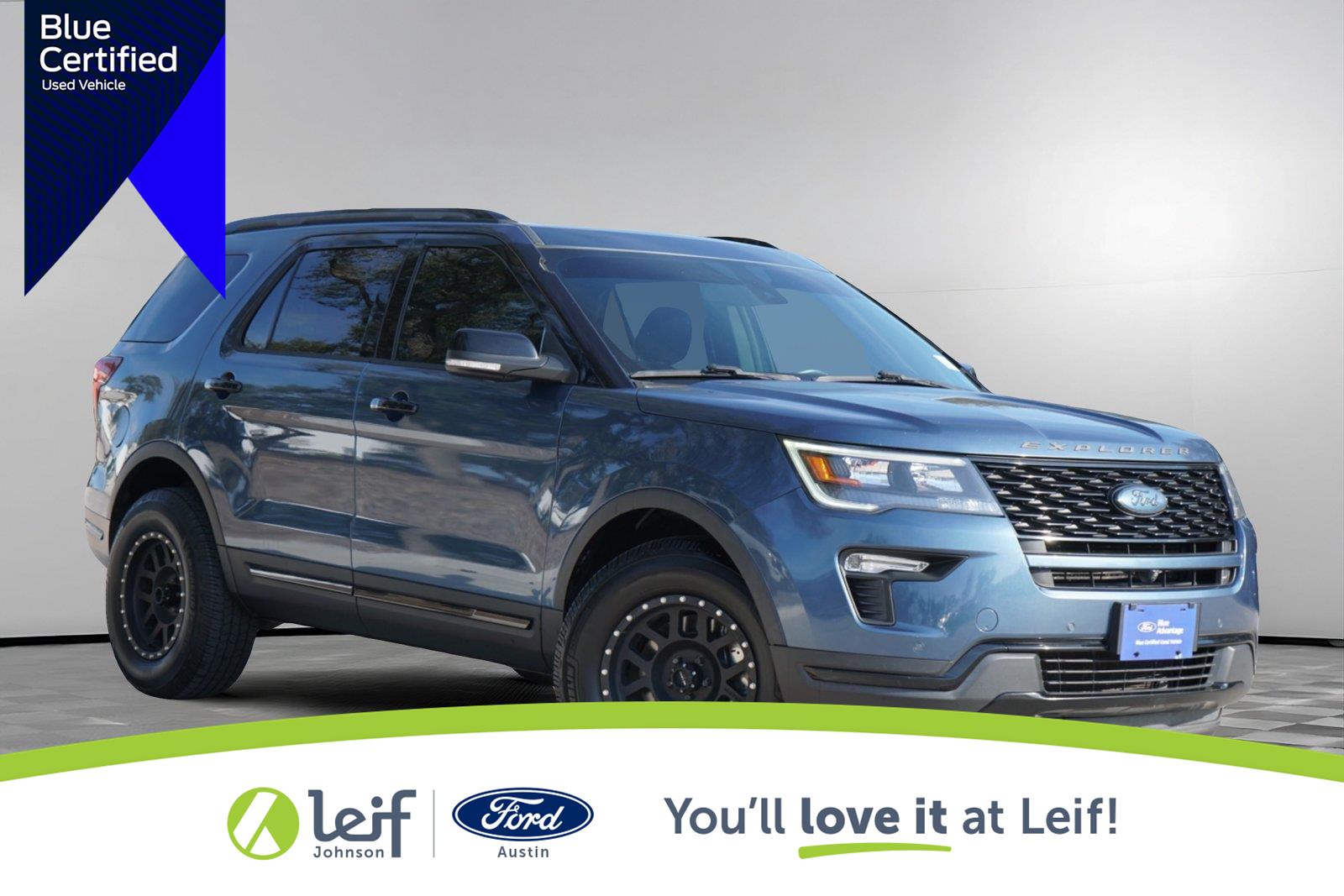 Blue 2018 Ford Explorer SUV / Crossover All-Wheel Drive 6-Speed Automatic