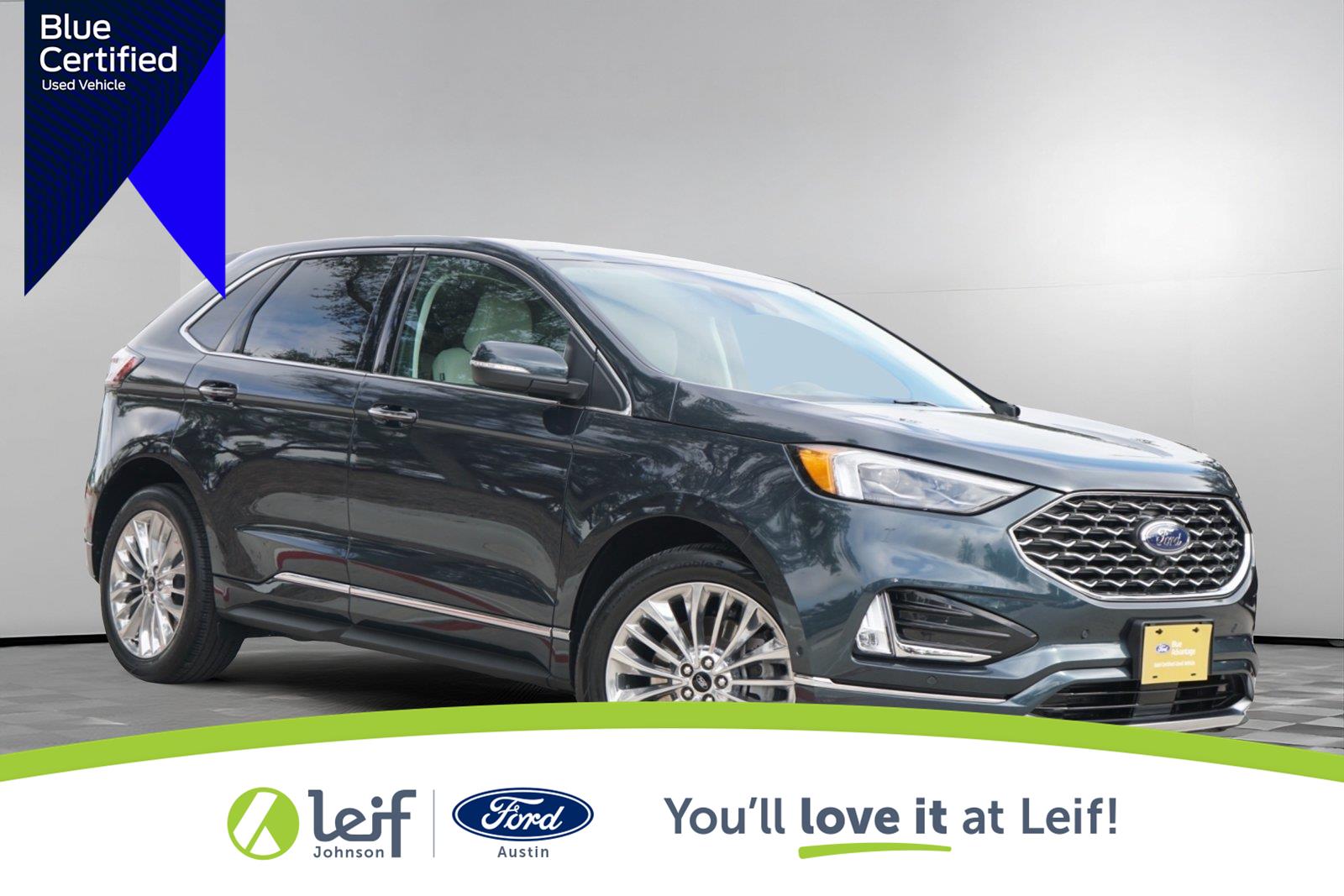 Stone Blue 2024 Ford Edge SUV / Crossover All-Wheel Drive 8-Speed Automatic