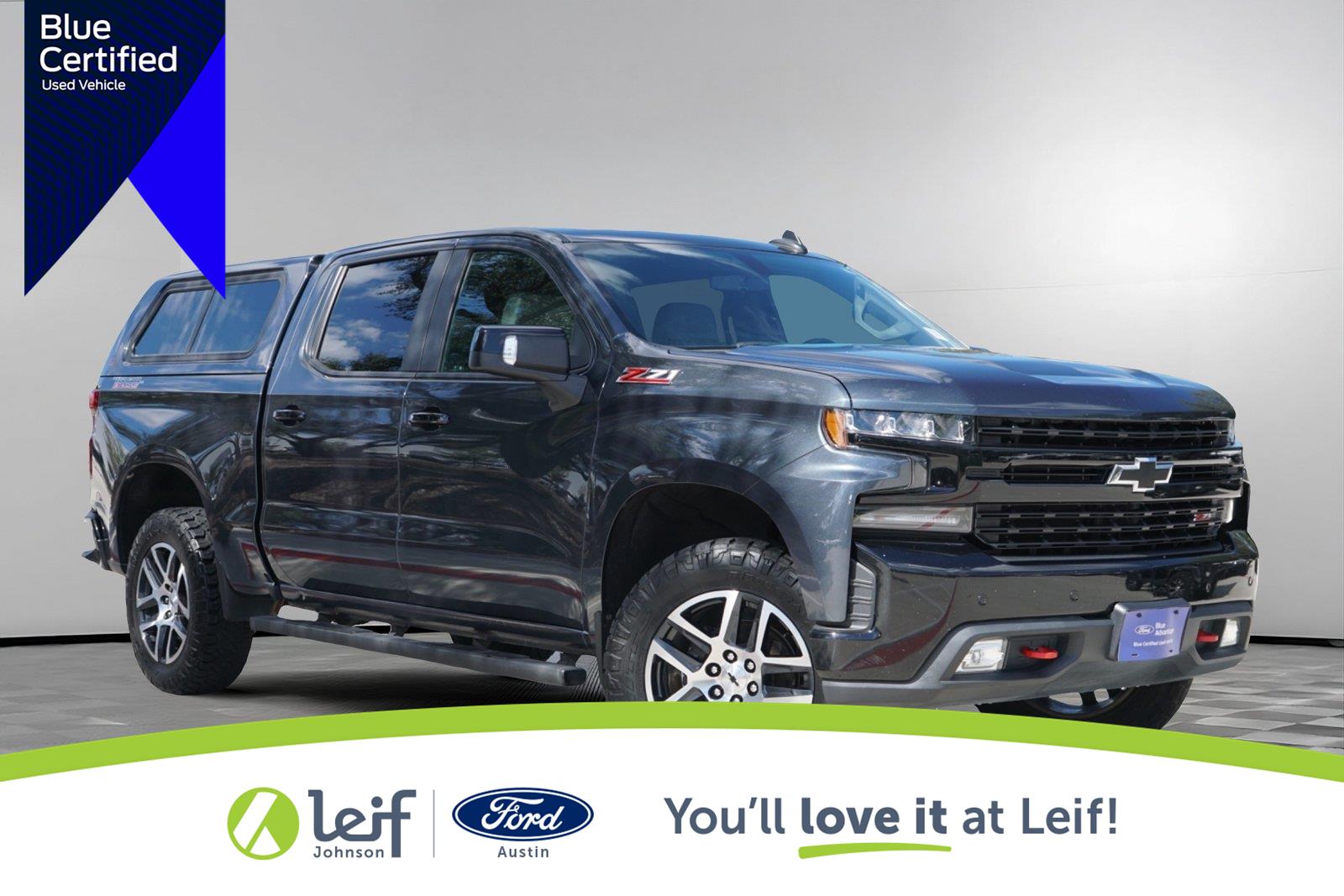 Shadow Gray Metallic 2020 Chevrolet Silverado 1500 Pickup Truck Four-Wheel Drive Automatic