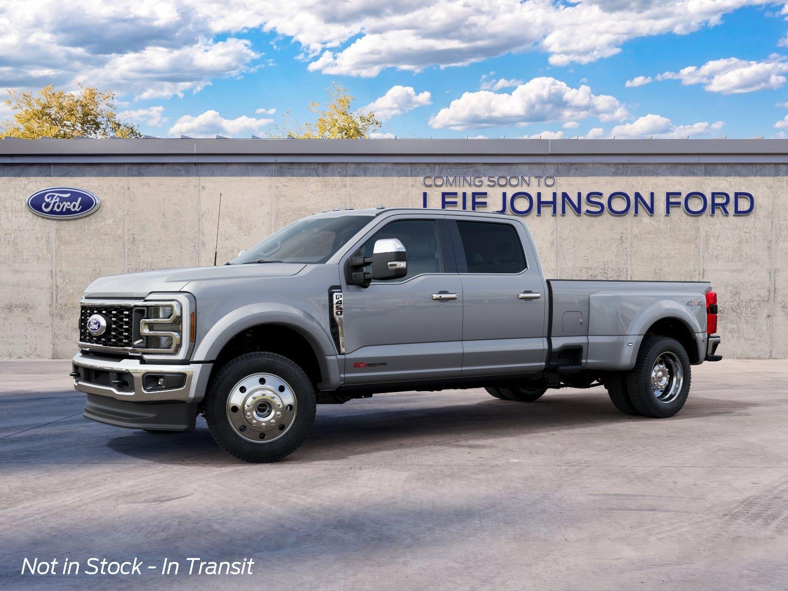 Iconic Silver 2027 Ford F-450 Super Duty Pickup Truck Four-Wheel Drive Automatic