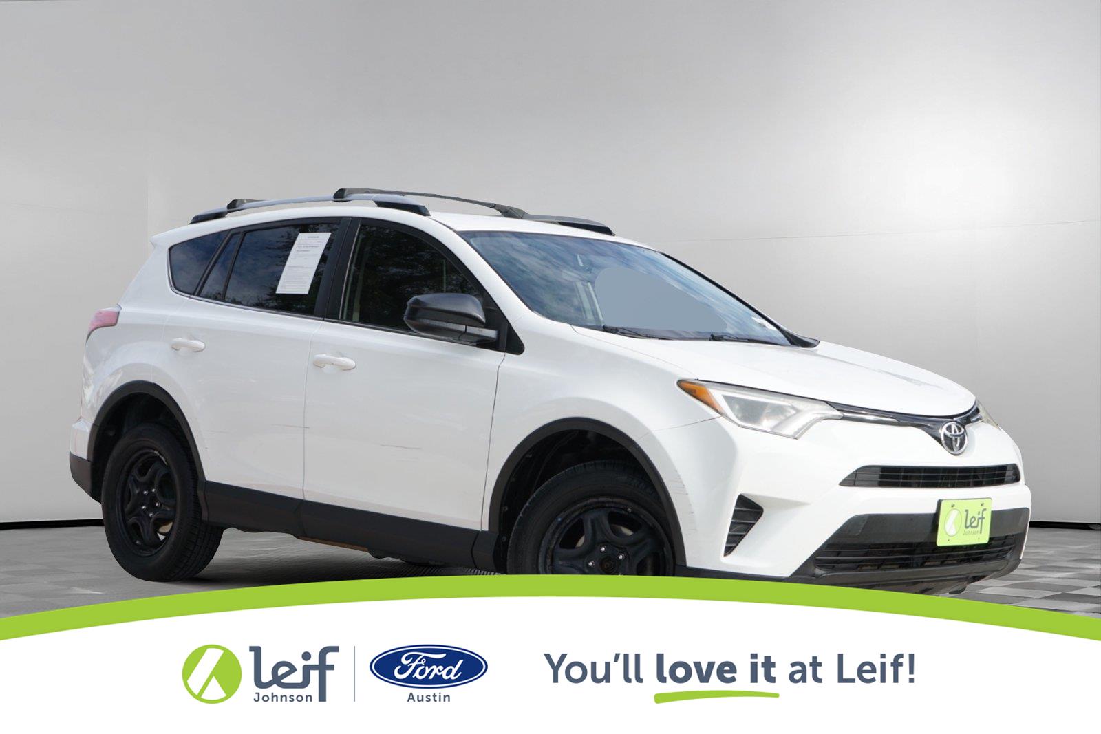 Super White 2016 Toyota RAV4 SUV / Crossover Front-Wheel Drive Automatic