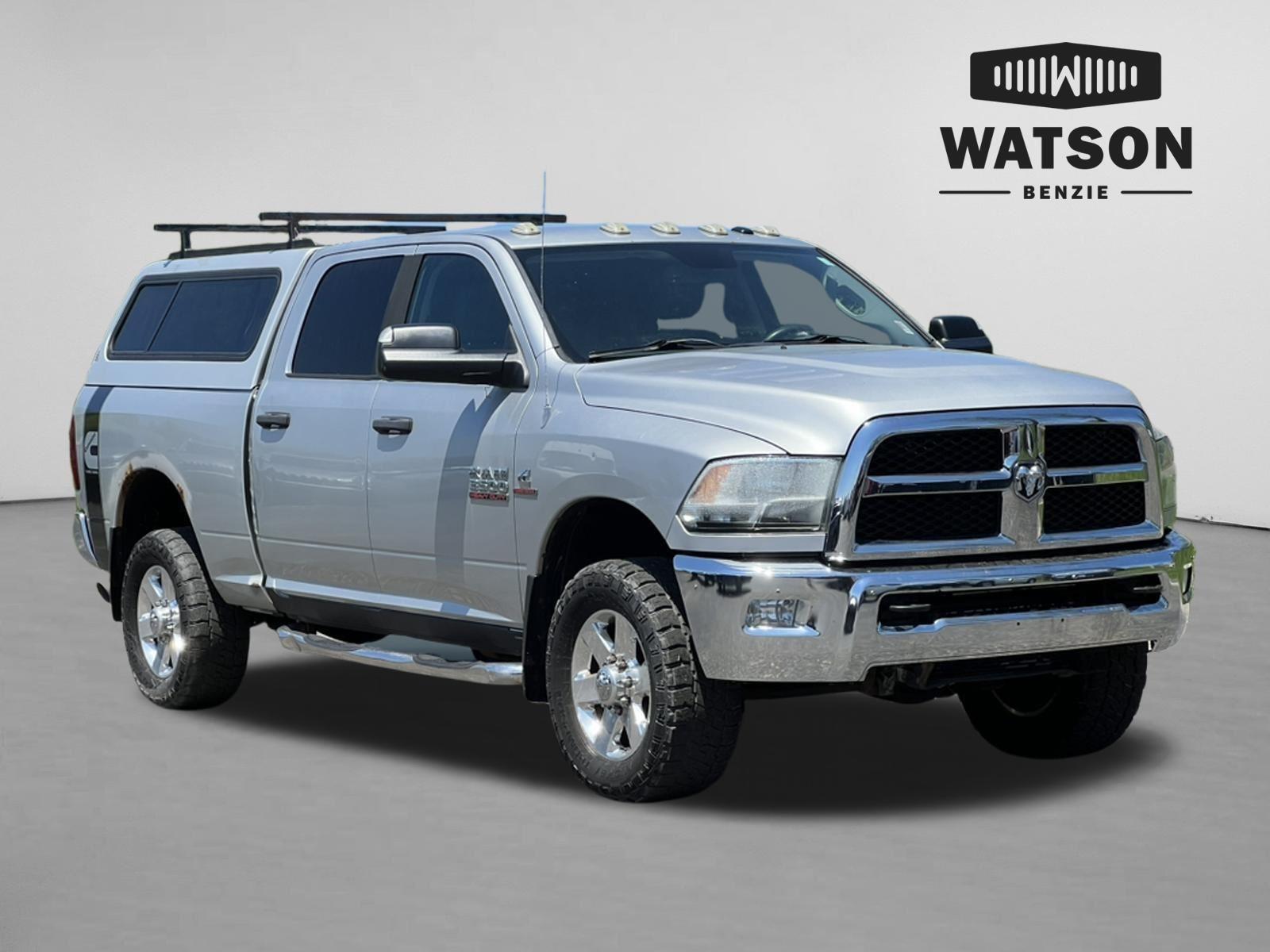 Bright Silver Metallic Clearcoat 2013 RAM 3500 SLT Crew Cab 4WD Pickup Truck Four-Wheel Drive 6-Speed Automatic
