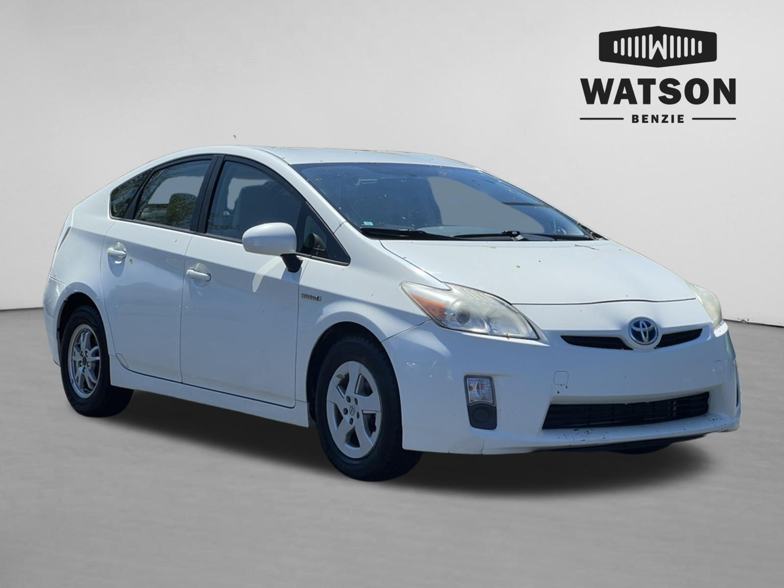 White 2010 Toyota Prius Two Hatchback Front-Wheel Drive Continuously Variable Transmission
