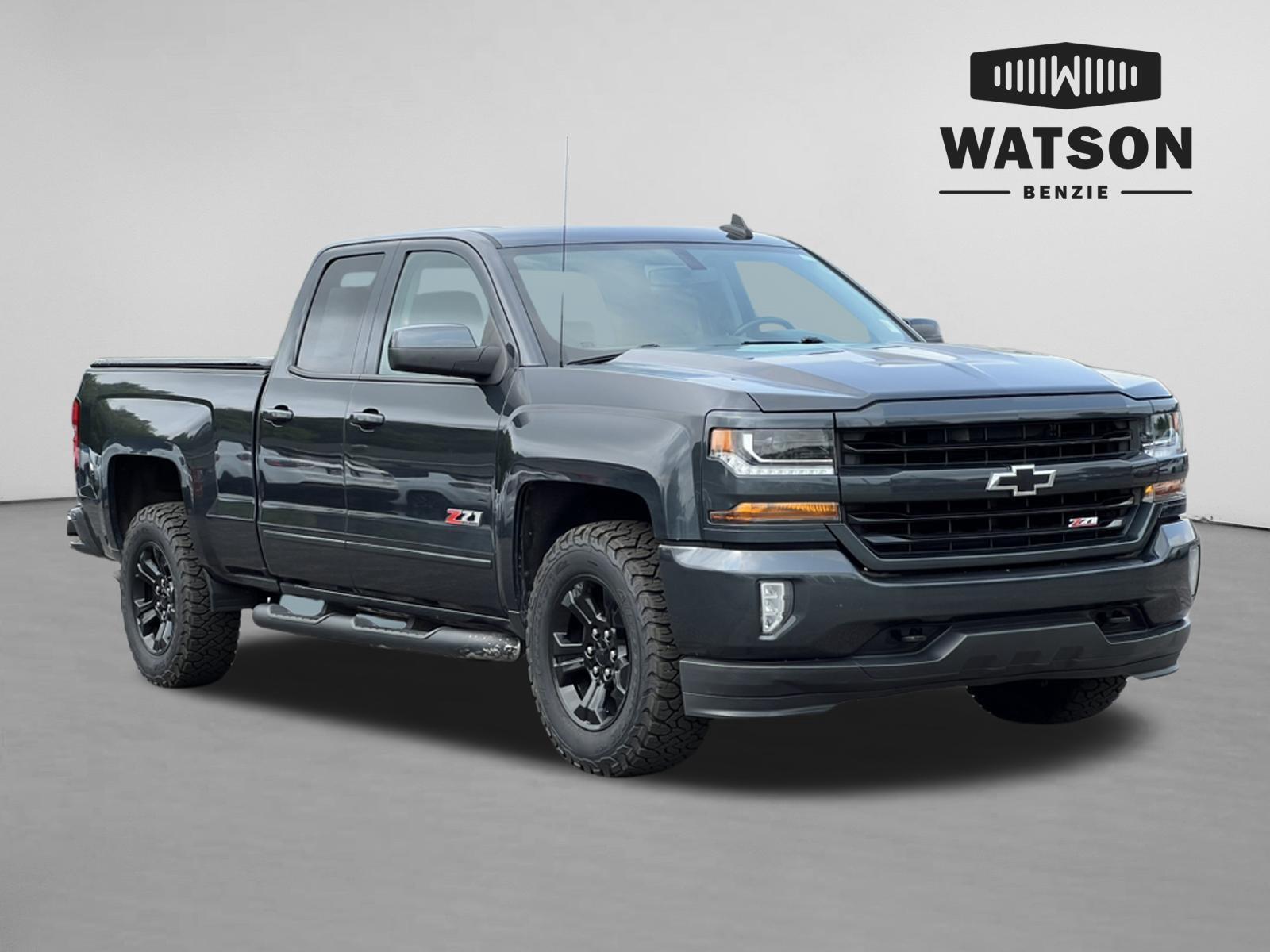 Gray (Graphite Metallic) 2019 Chevrolet Silverado 1500 Pickup Truck Four-Wheel Drive 6-Speed Automatic