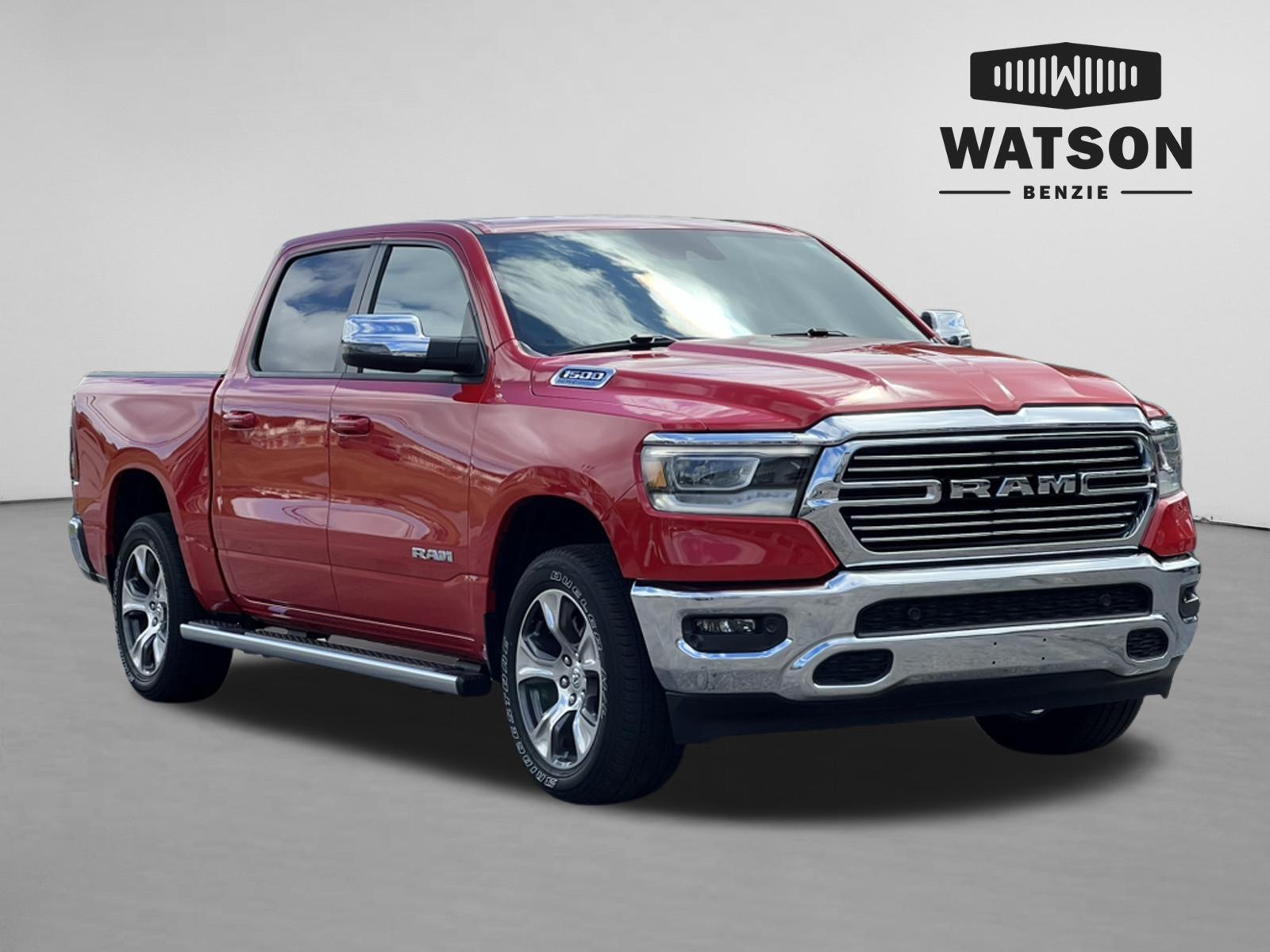Flame Red Clearcoat 2024 RAM 1500 Pickup Truck Four-Wheel Drive 8-Speed Automatic