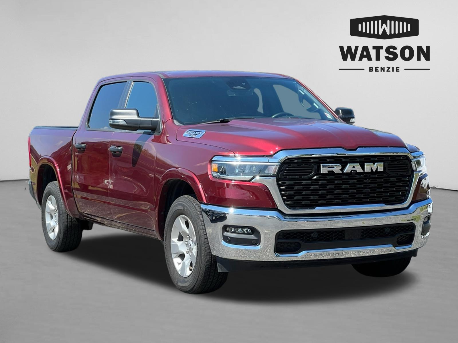 Delmonico Red Pearlcoat 2025 RAM 1500 Pickup Truck Four-Wheel Drive 8-Speed Automatic