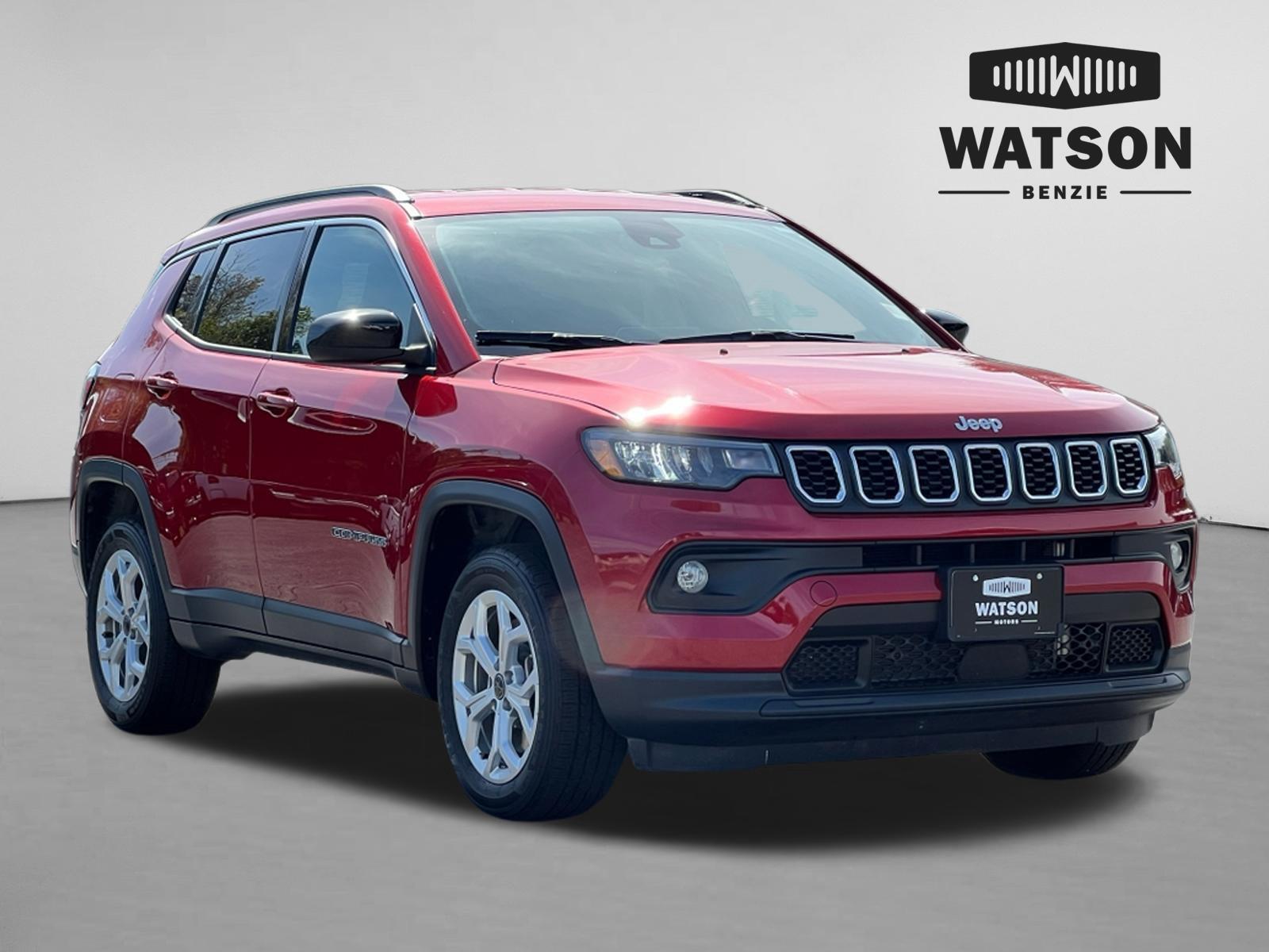 Red Hot Pearlcoat 2025 Jeep Compass SUV / Crossover Four-Wheel Drive 8-Speed Automatic