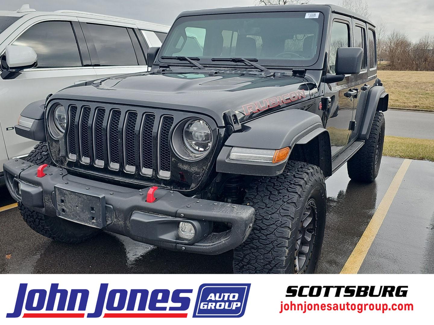 Black Clearcoat 2022 Jeep Wrangler Unlimited Rubicon 4WD SUV / Crossover Four-Wheel Drive 8-Speed Automatic