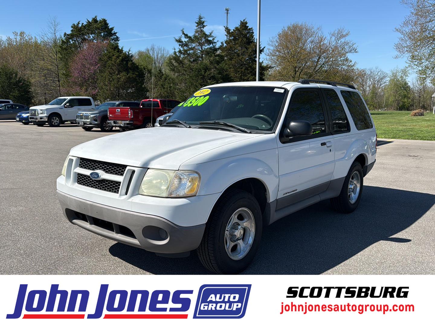 Oxford White 2002 Ford Explorer Sport 2WD SUV / Crossover Rear-Wheel Drive 5-Speed Automatic Overdrive
