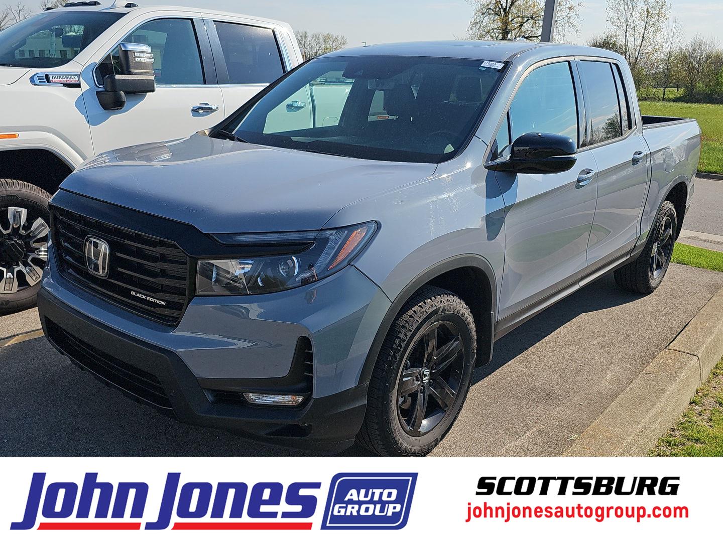 Sonic Gray Pearl 2023 Honda Ridgeline Black Edition AWD Pickup Truck All-Wheel Drive Automatic