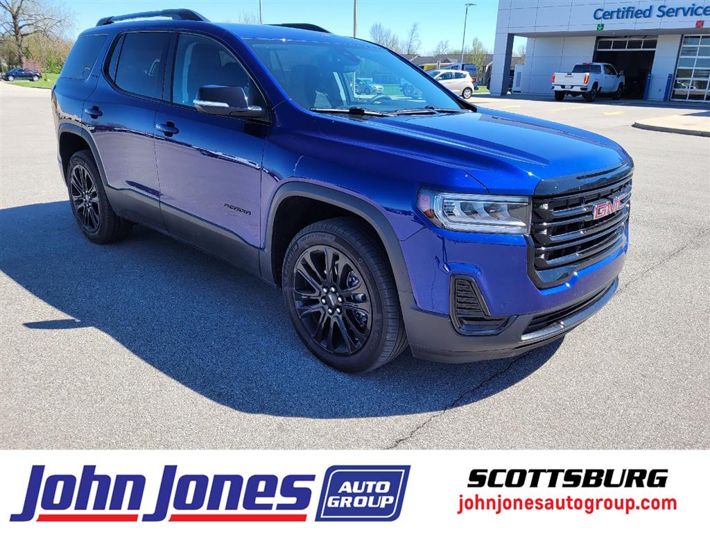 Ultra Blue Metallic 2023 GMC Acadia SLE AWD SUV / Crossover Four-Wheel Drive 9-Speed Automatic