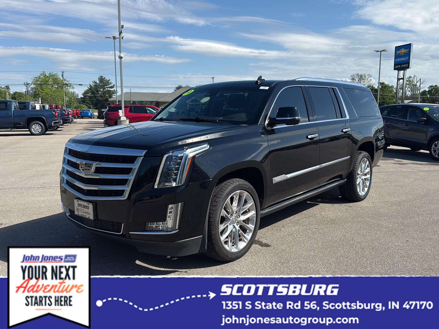 Black Raven 2019 Cadillac Escalade ESV SUV / Crossover Four-Wheel Drive Automatic
