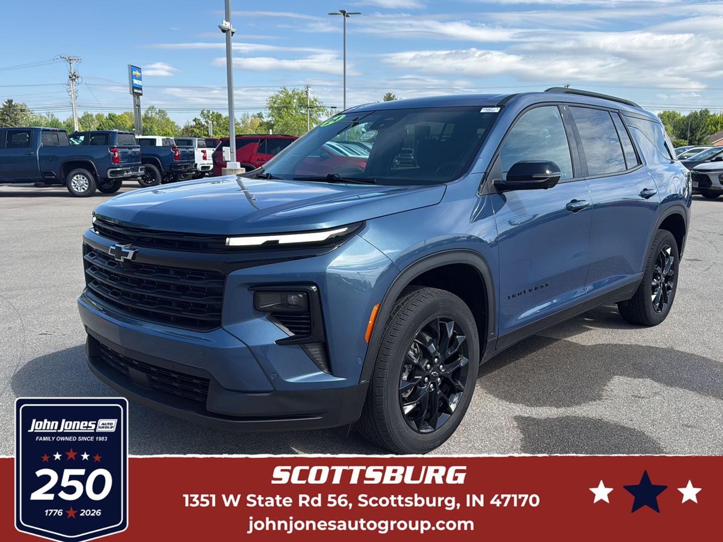 Lakeshore Blue Metallic 2024 Chevrolet Traverse LT FWD SUV / Crossover Front-Wheel Drive 8-Speed Automatic