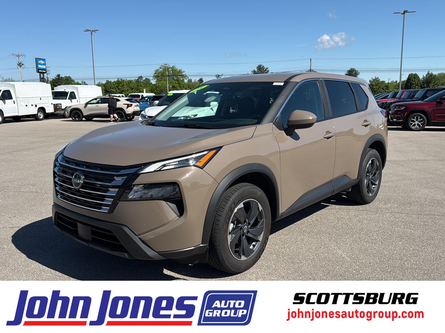 Baja Storm Metallic 2025 Nissan Rogue SV FWD SUV / Crossover Front-Wheel Drive Continuously Variable Transmission