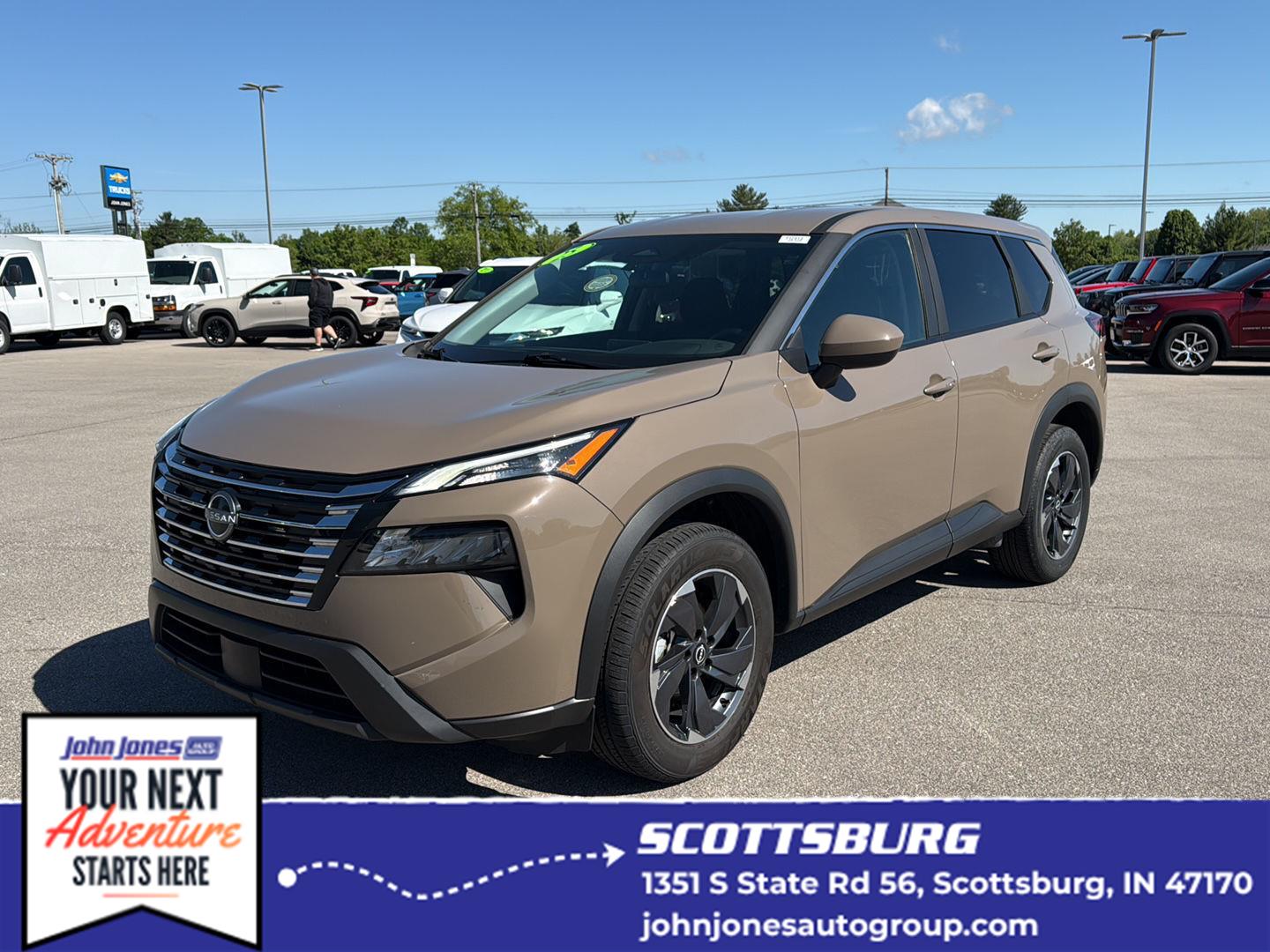 Baja Storm Metallic 2025 Nissan Rogue SUV / Crossover Front-Wheel Drive Continuously Variable Transmission