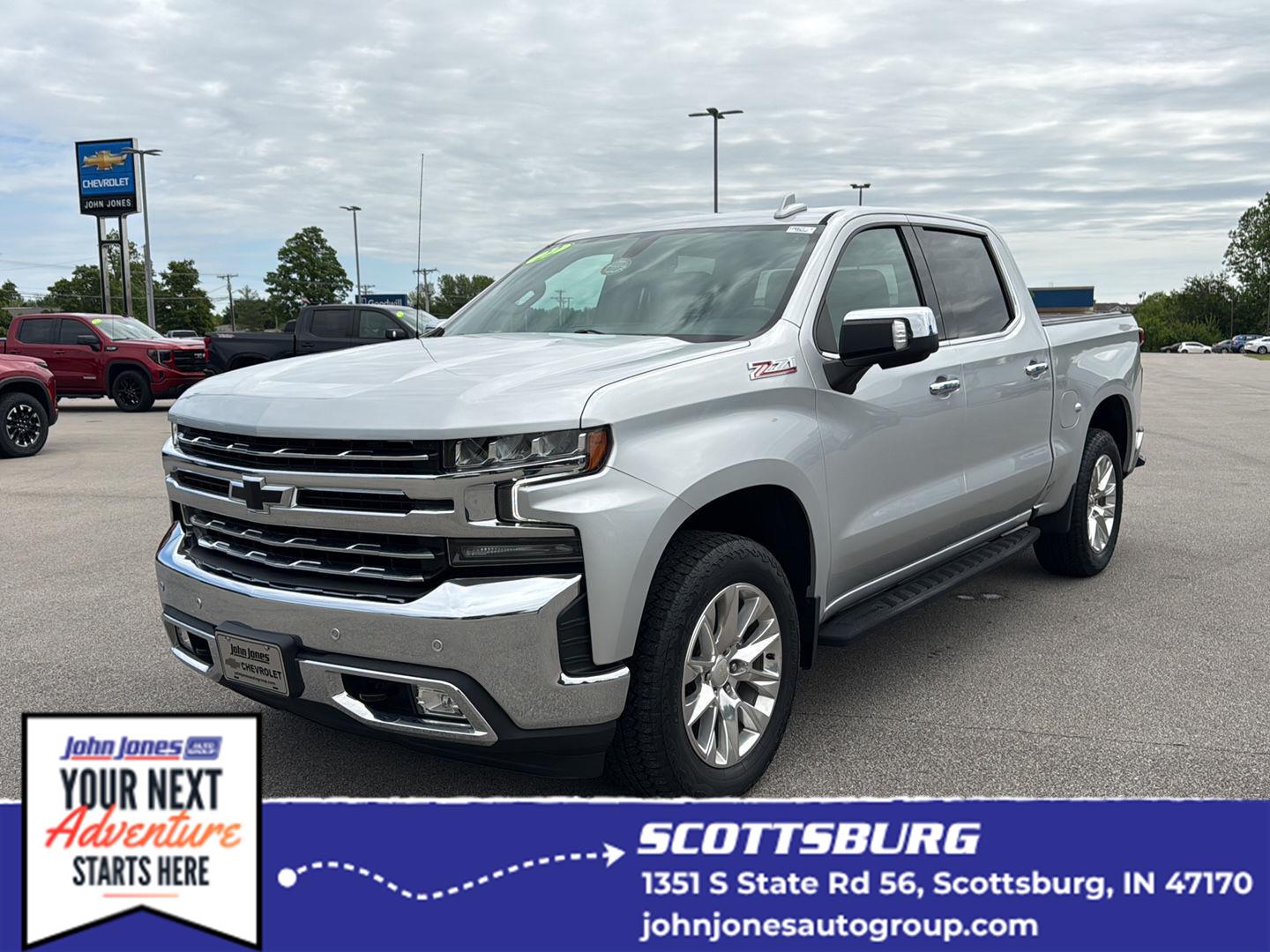 Silver Ice Metallic 2022 Chevrolet Silverado 1500 Pickup Truck Four-Wheel Drive 8-Speed Automatic