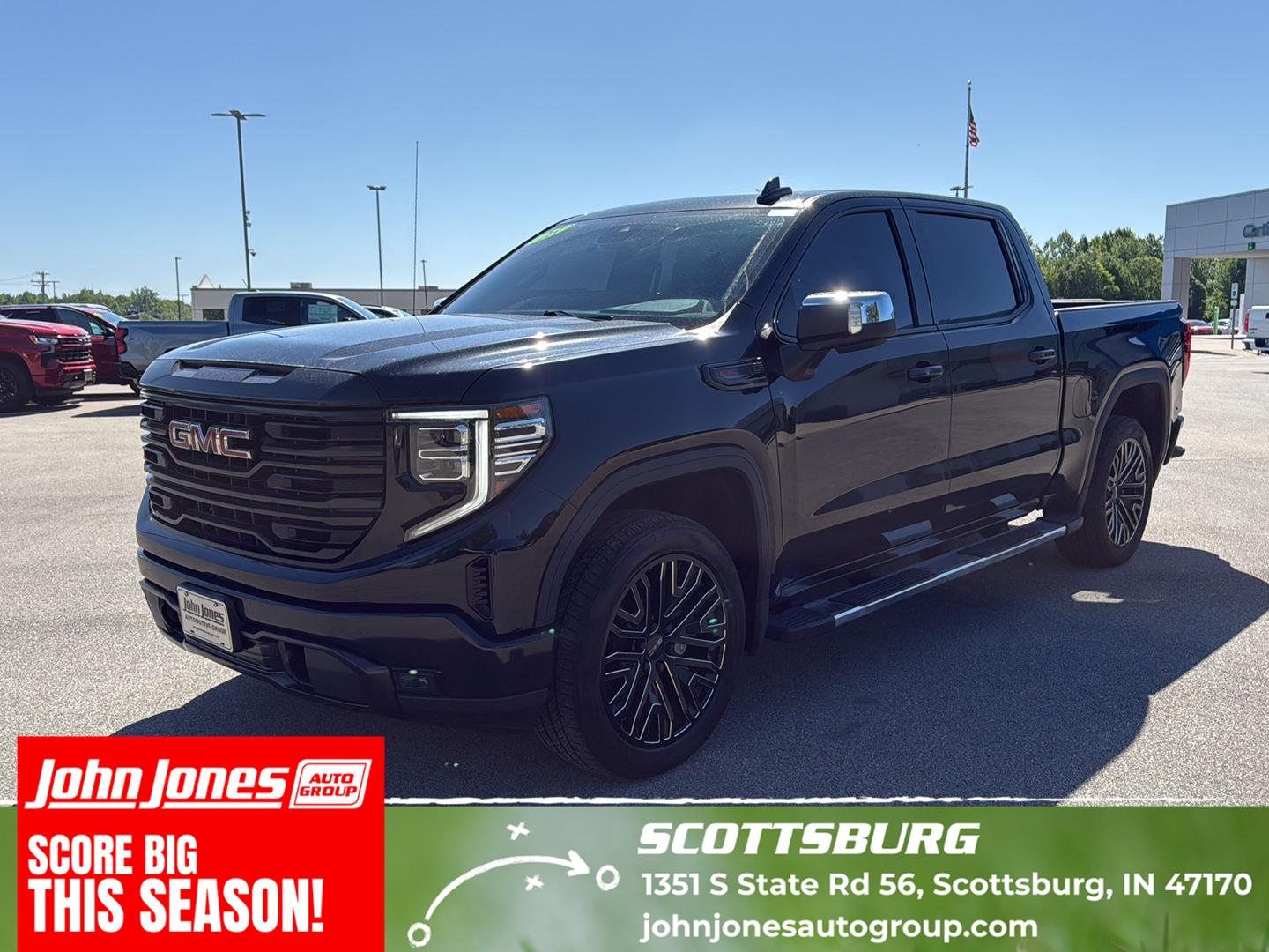 Onyx Black 2023 GMC Sierra 1500 Pickup Truck Four-Wheel Drive Automatic