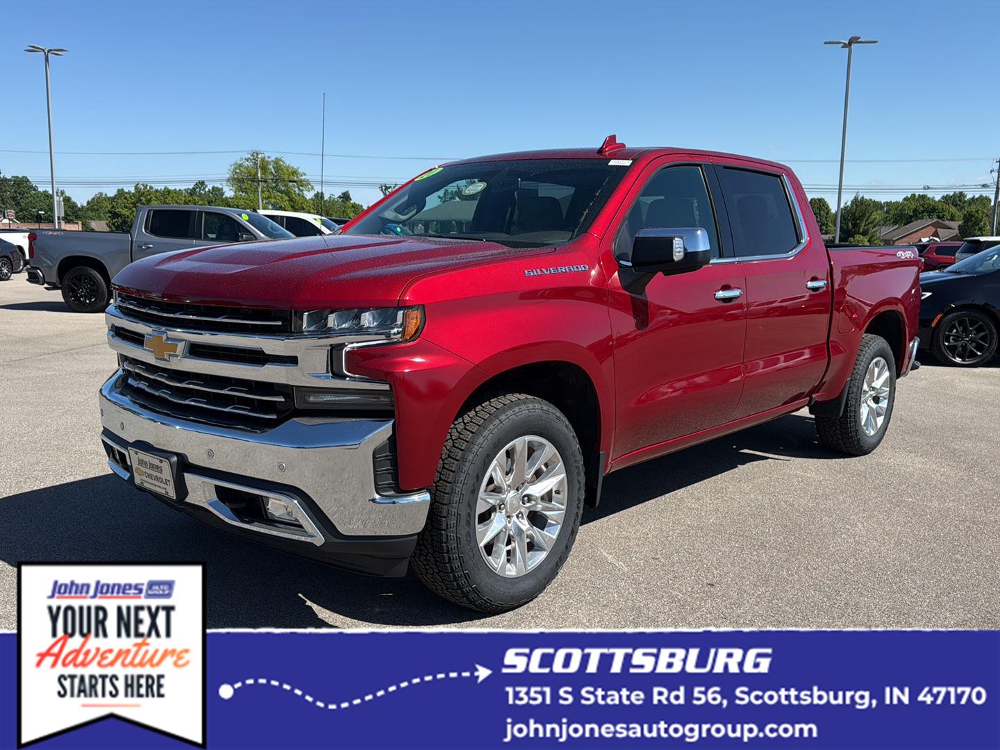 Cherry Red Tintcoat 2021 Chevrolet Silverado 1500 Pickup Truck Four-Wheel Drive 8-Speed Automatic