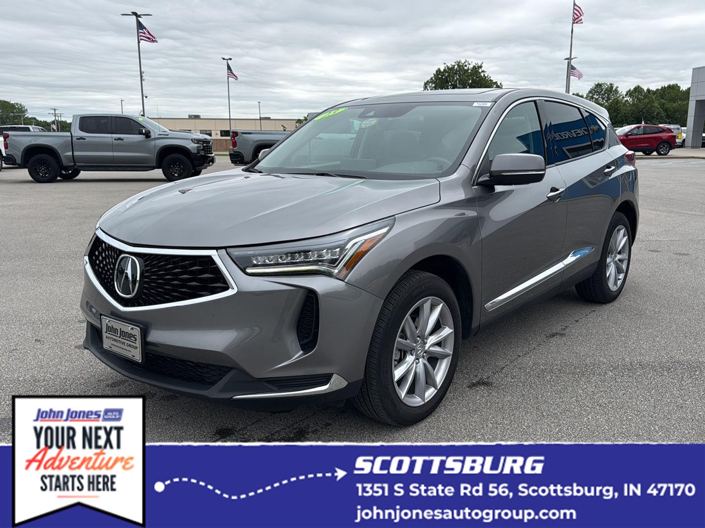 Liquid Carbon Metallic 2023 Acura RDX SUV / Crossover All-Wheel Drive Automatic