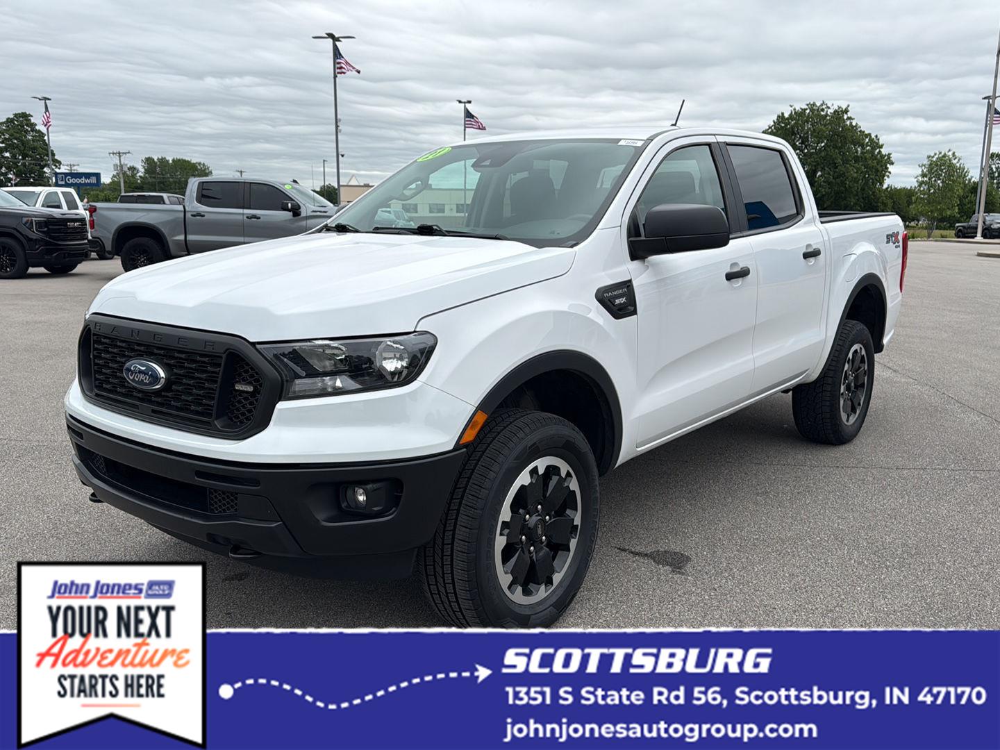Oxford White 2021 Ford Ranger Pickup Truck Four-Wheel Drive Automatic