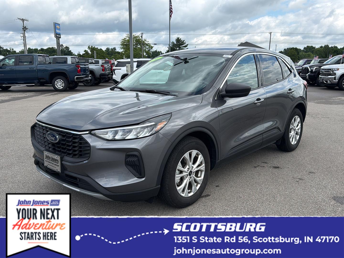 Carbonized Gray 2024 Ford Escape SUV / Crossover Front-Wheel Drive 8-Speed Automatic