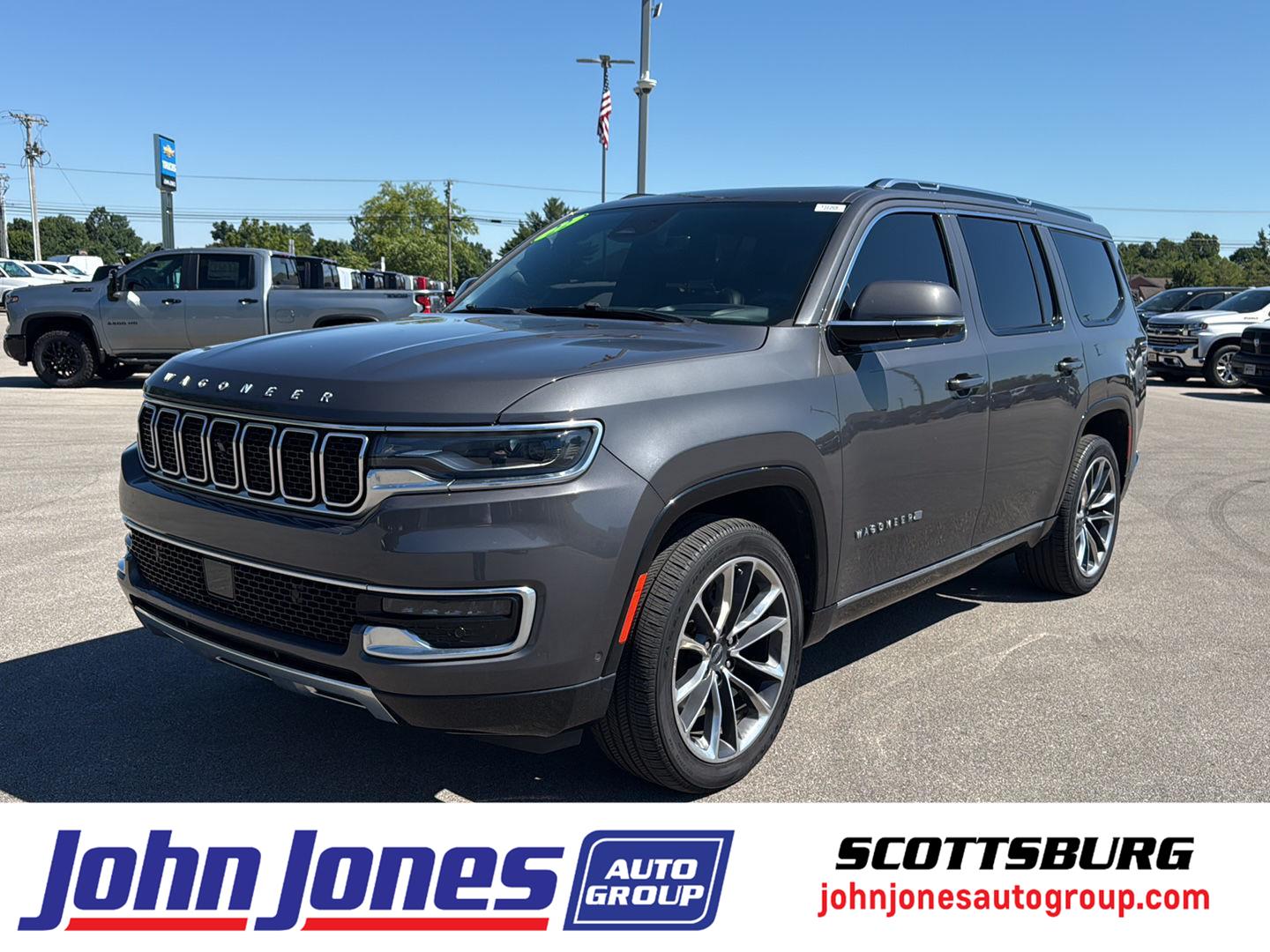 Baltic Gray Metallic Clearcoat 2022 Jeep Wagoneer Series III 4WD SUV / Crossover Four-Wheel Drive 8-Speed Automatic