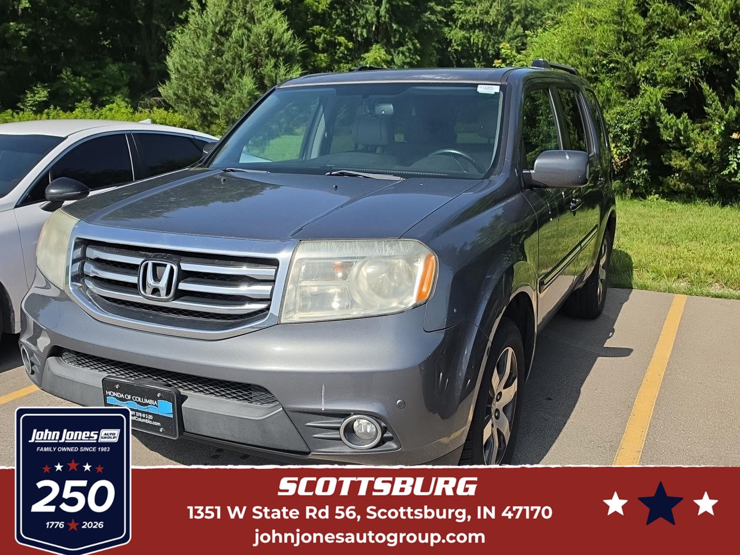 Polished Metal Metallic 2013 Honda Pilot SUV / Crossover Front-Wheel Drive Automatic