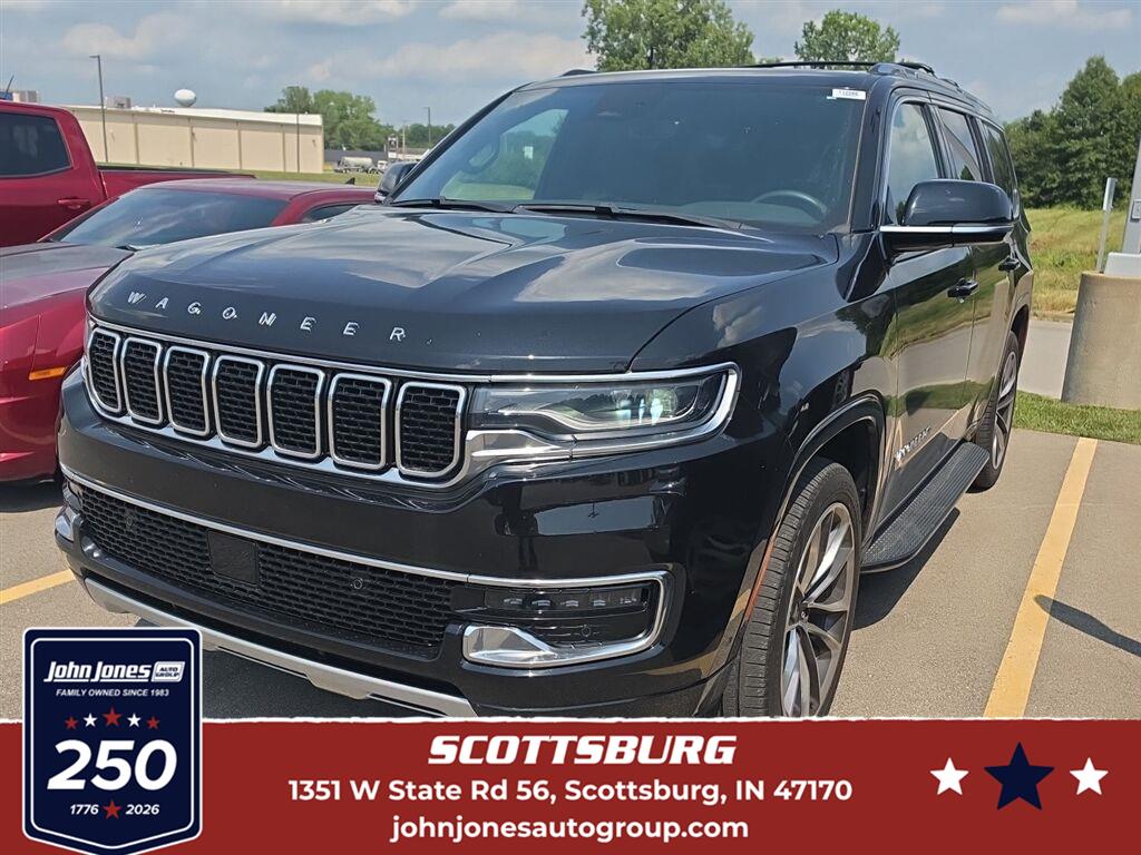 Diamond Black Crystal Pearlcoat 2023 Jeep Wagoneer SUV / Crossover Four-Wheel Drive 8-Speed Automatic