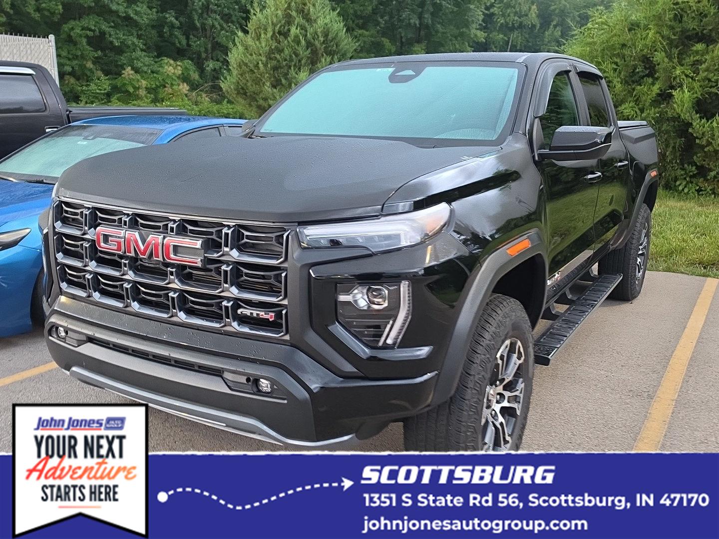 Onyx Black 2024 GMC Canyon Pickup Truck Four-Wheel Drive 8-Speed Automatic