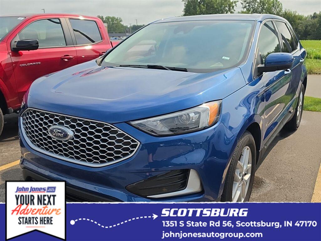Atlas Blue 2024 Ford Edge SUV / Crossover All-Wheel Drive 8-Speed Automatic