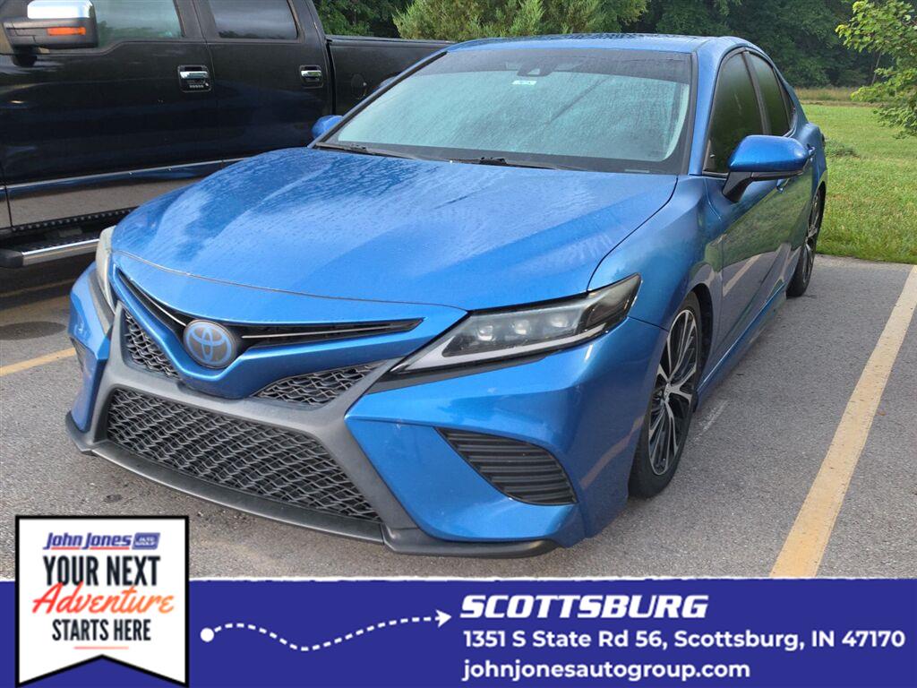 Blue Streak Metallic 2018 Toyota Camry Sedan Front-Wheel Drive 8-Speed Automatic