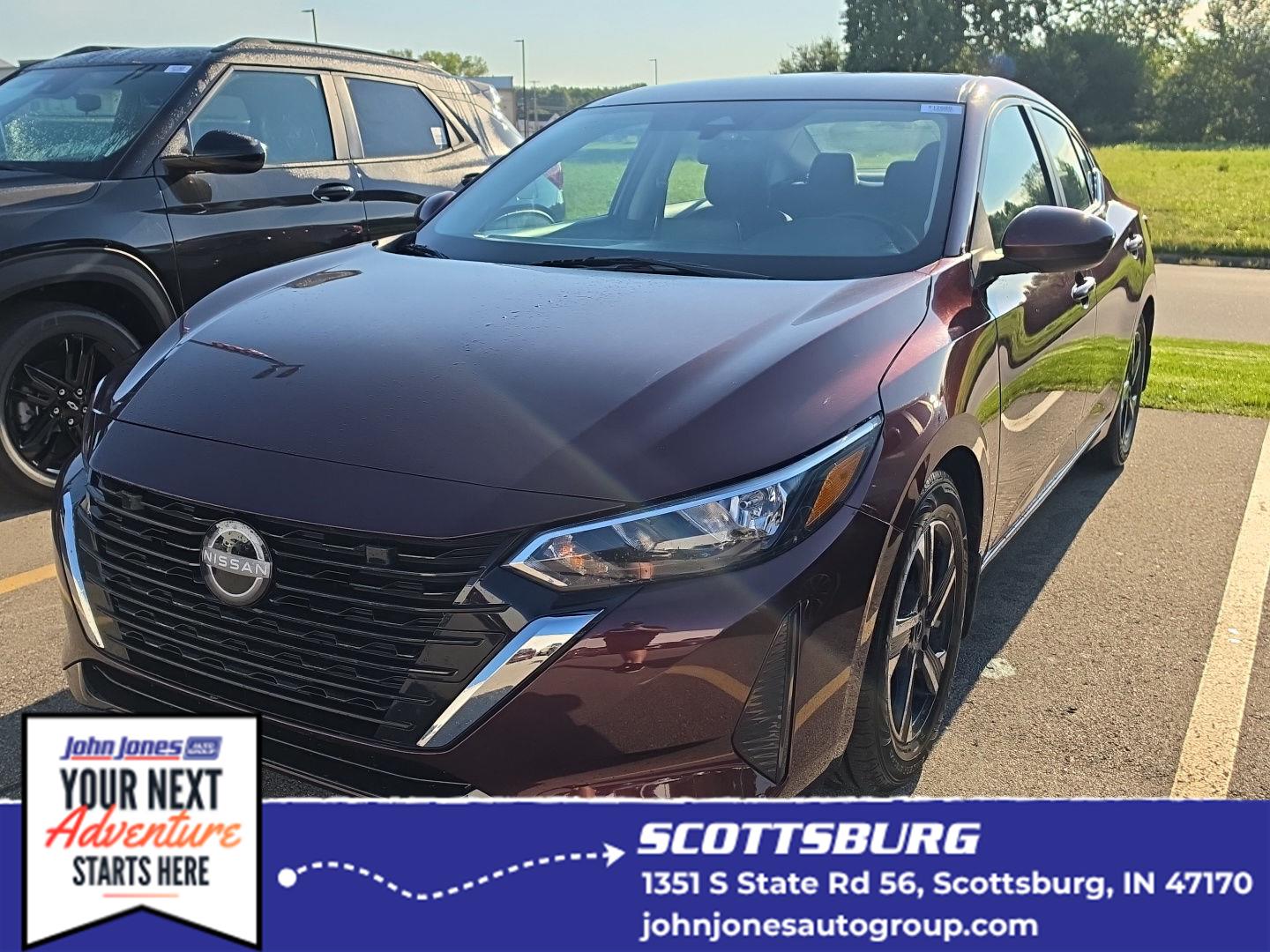 Red 2024 Nissan Sentra Sedan Front-Wheel Drive 