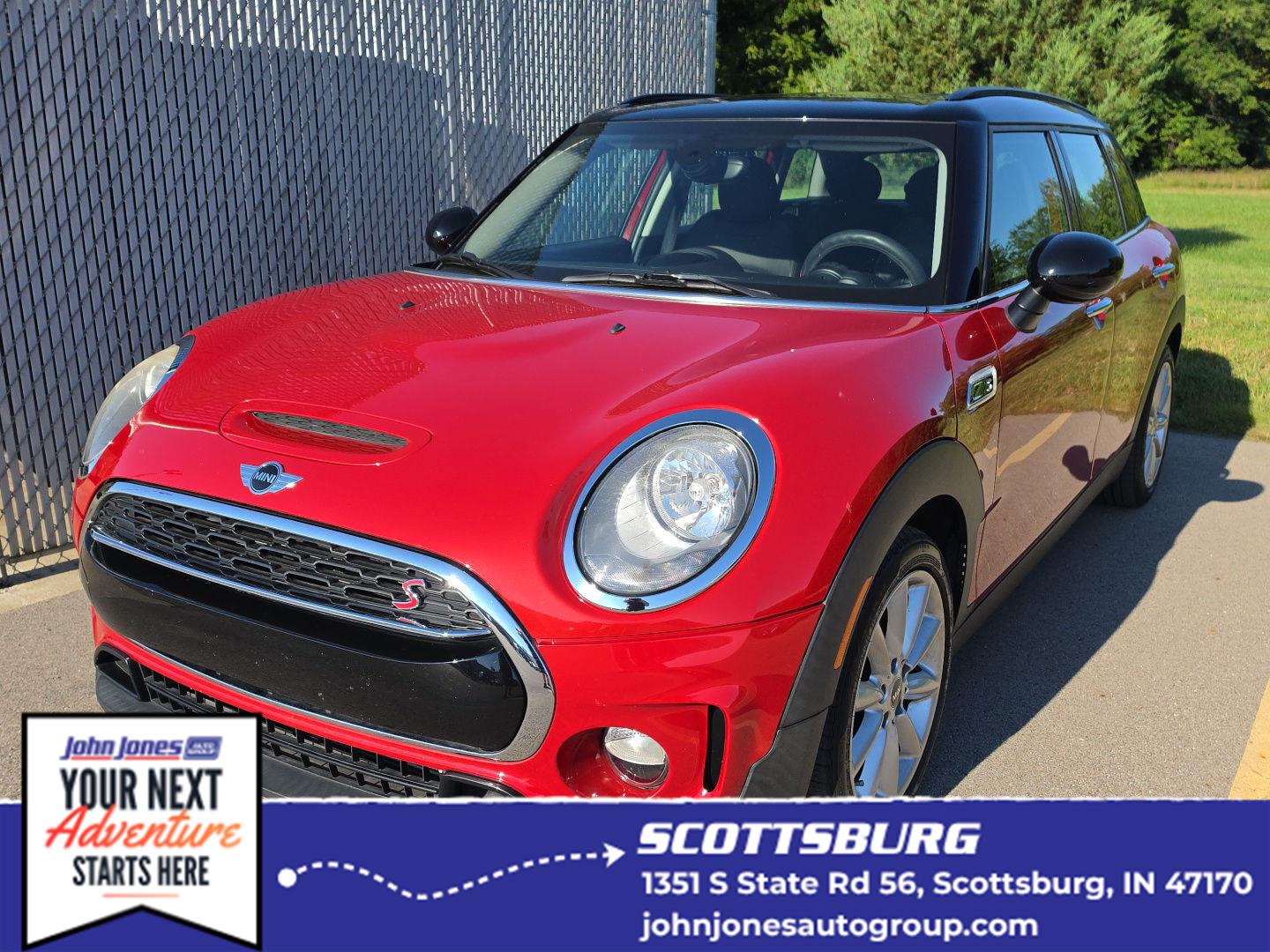 Blazing Red Metallic 2016 MINI Cooper Clubman Wagon Front-Wheel Drive 6-Speed Manual