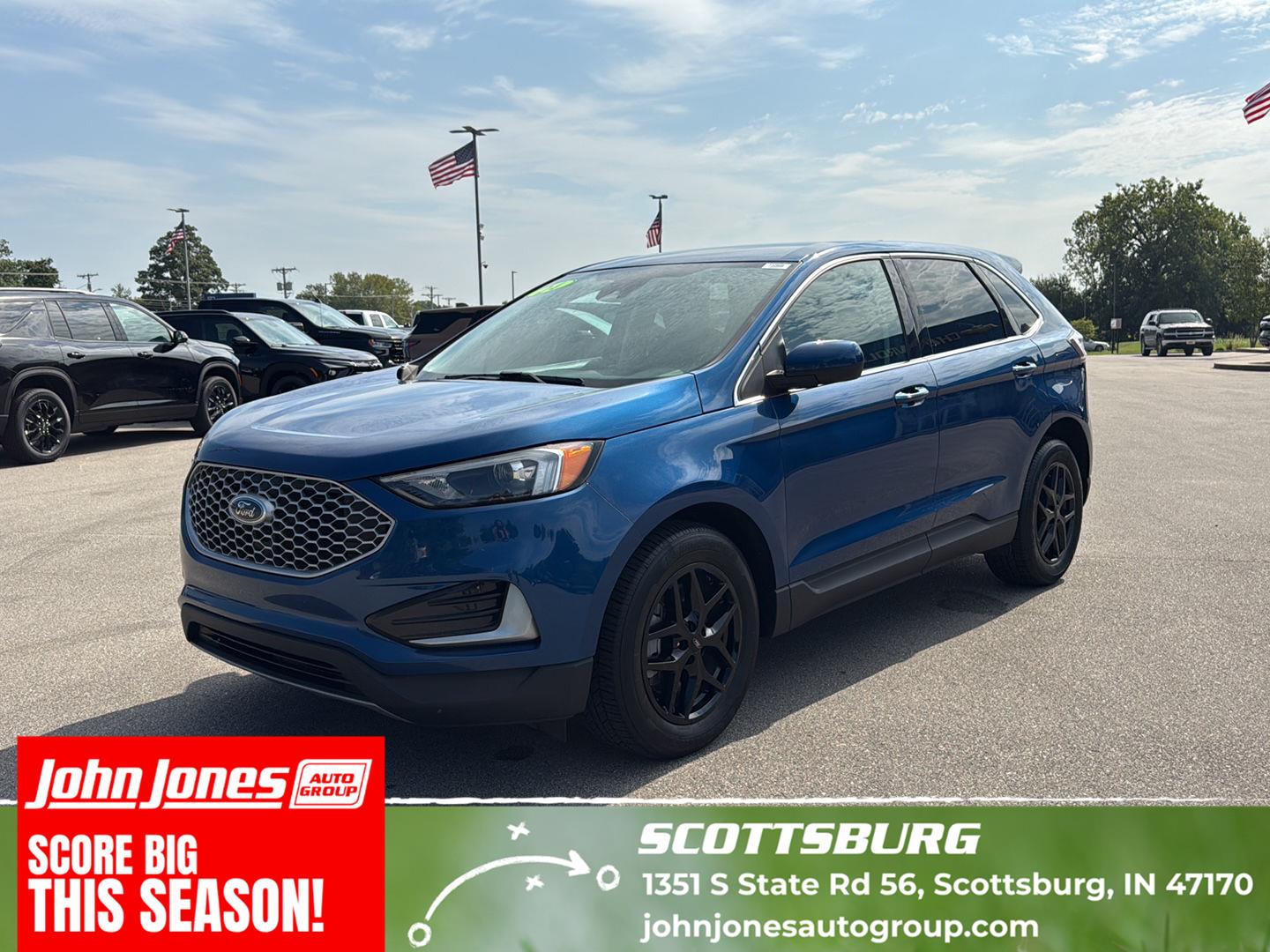 Atlas Blue 2024 Ford Edge SUV / Crossover All-Wheel Drive 8-Speed Automatic