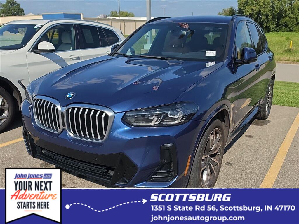 Phytonic Blue Metallic 2022 BMW X3 SUV / Crossover Rear-Wheel Drive Automatic