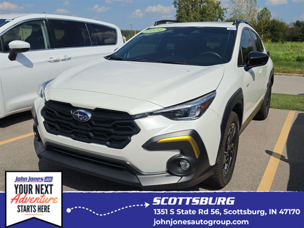 Crystal White Pearl 2024 Subaru Crosstrek SUV / Crossover All-Wheel Drive Continuously Variable Transmission