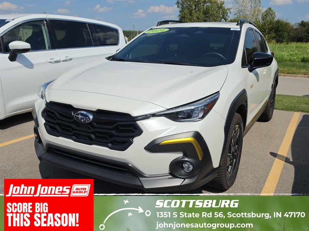 Crystal White Pearl 2024 Subaru Crosstrek SUV / Crossover All-Wheel Drive Continuously Variable Transmission